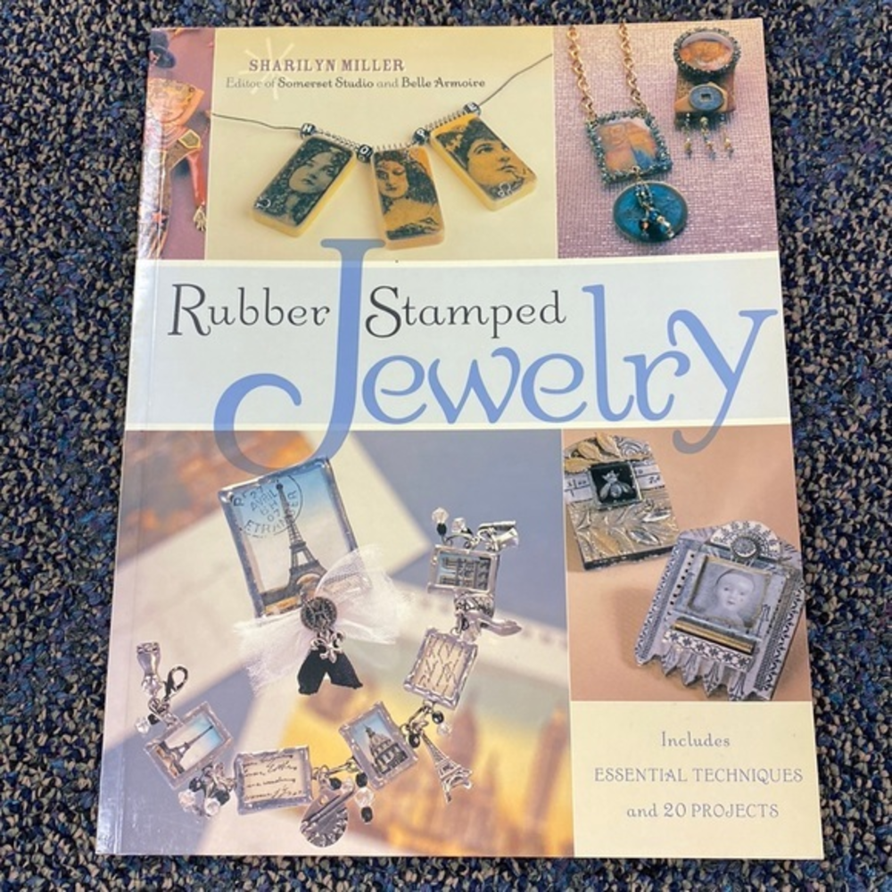 Rubber Stamped Jewelry design‎ guide instruction book